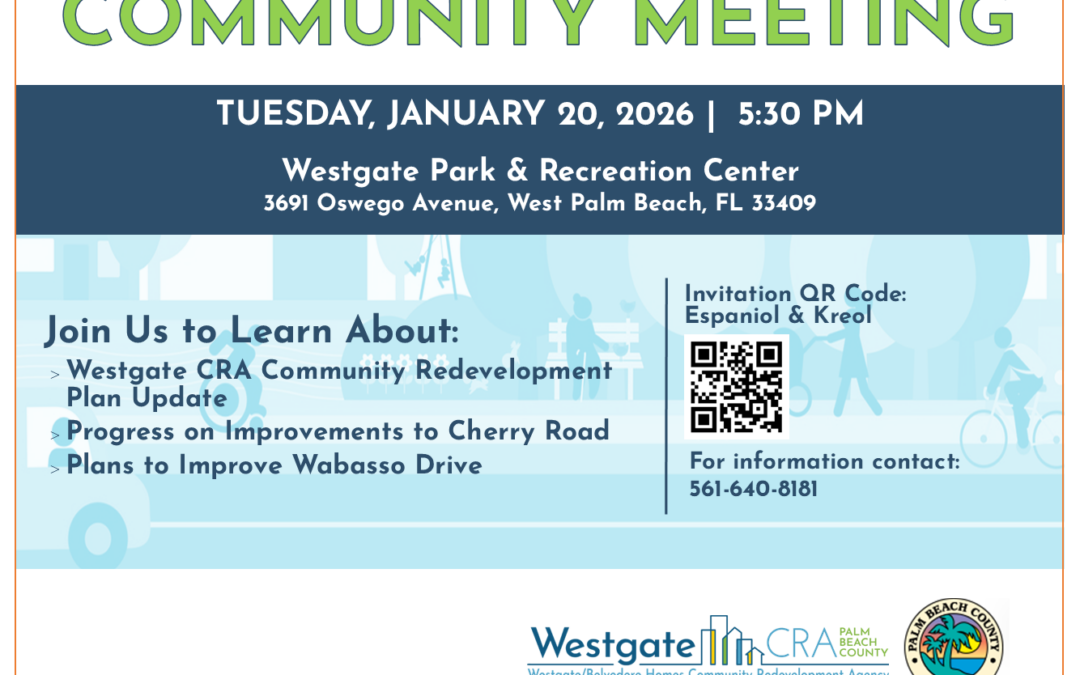 January 20, 2026: Community Meeting