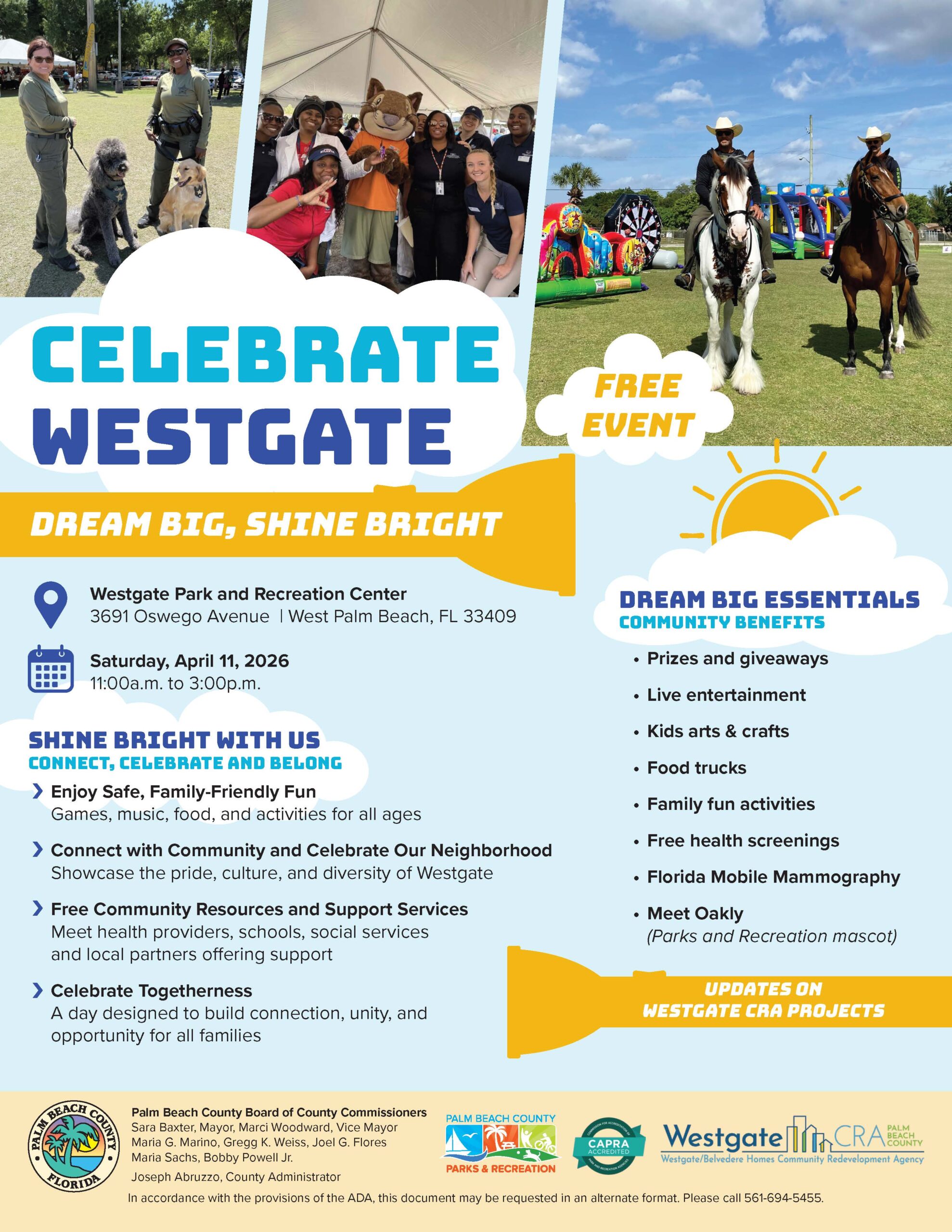 collage of images from Celebrate Westgate Festival