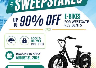 Westgate x WPBgo E-Bike Sweepstakes!